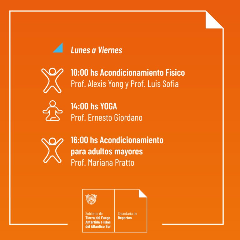 Desde Gobierno se ofrecerán clases virtuales para el desarrollo de actividades físicas