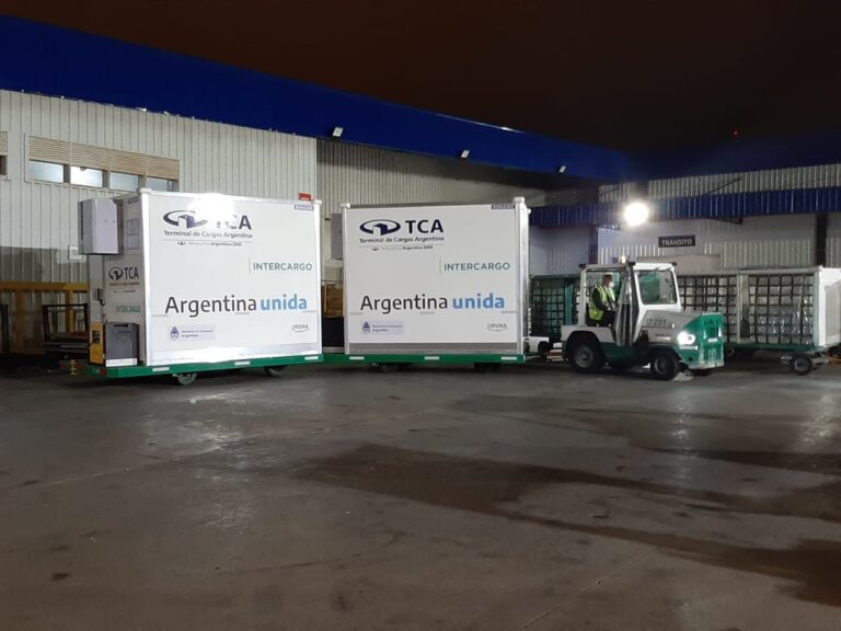 Llegaron a Argentina 580mil dosis de vacunas de Oxford AstraZeneca