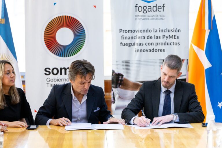 EL FOGADEF FIRMÓ UN CONVENIO CON EL MERCADO ARGENTINO DE VALORES PARA EL FINANCIAMIENTO DE PYMES LOCALES