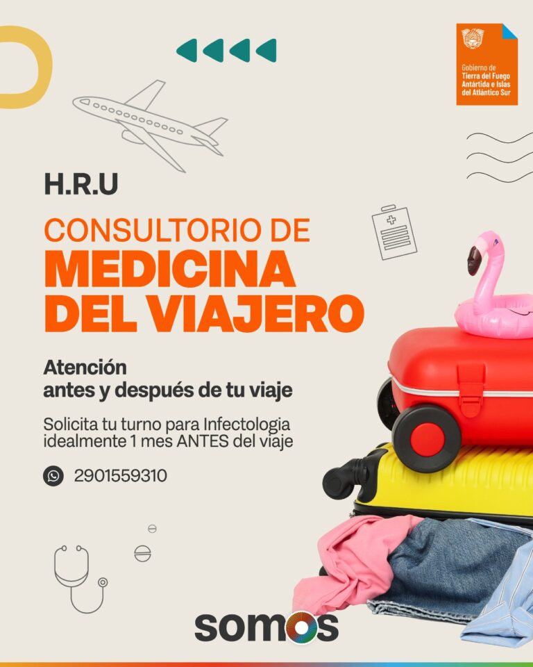 EL HOSPITAL REGIONAL USHUAIA BRINDARÁ UN NUEVO SERVICIO A LA POBLACIÓN: EL CONSULTORIO DE MEDICINA DEL VIAJERO